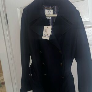 Gigi hadid long pea coat